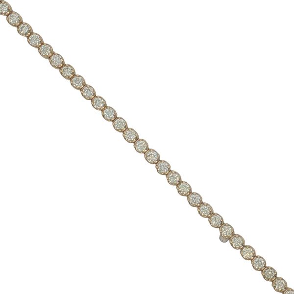 14 Karat Yellow Gold Diamond Tennis Bracelet Trinity Jewelers  Pittsburgh, PA