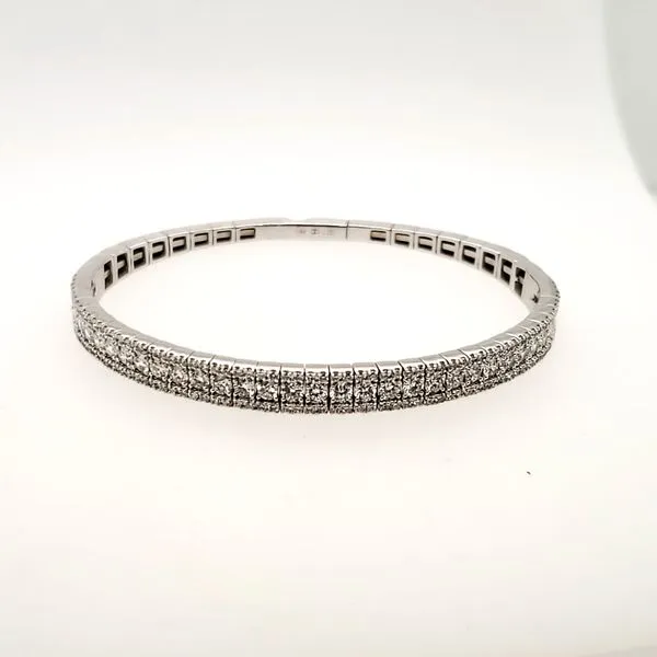 14 Karat White Gold Lab Grown Diamond Bracelet Trinity Jewelers  Pittsburgh, PA