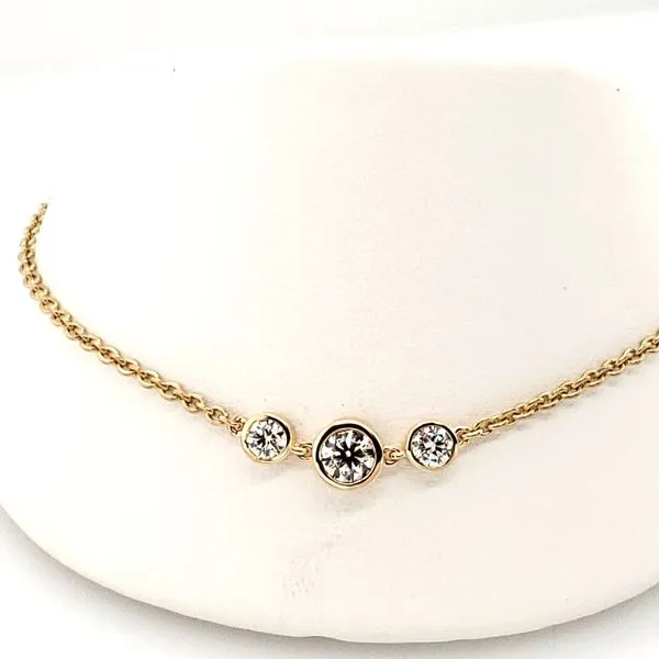 14 Karat Yellow Gold Lab Grown Diamond Bracelet Trinity Jewelers  Pittsburgh, PA