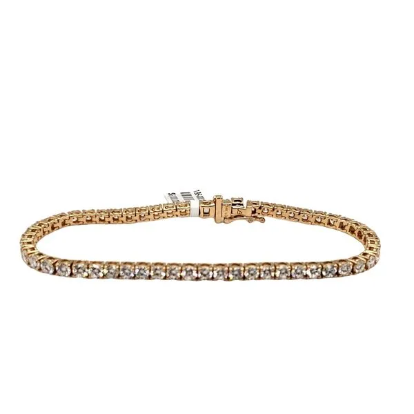 14 Karat Yellow Gold Lab Grown Diamond Bracelet Trinity Jewelers  Pittsburgh, PA