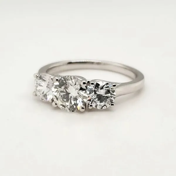 14 Karat White Gold Lab Grown Diamond Ring Trinity Jewelers  Pittsburgh, PA
