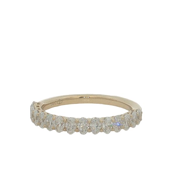 14 Karat Yellow Gold Lab Grown Oval Diamond Ring Trinity Jewelers  Pittsburgh, PA