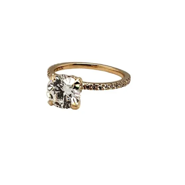14 Karat Yellow Gold Lab Grown Diamond Engagement Ring Trinity Jewelers  Pittsburgh, PA