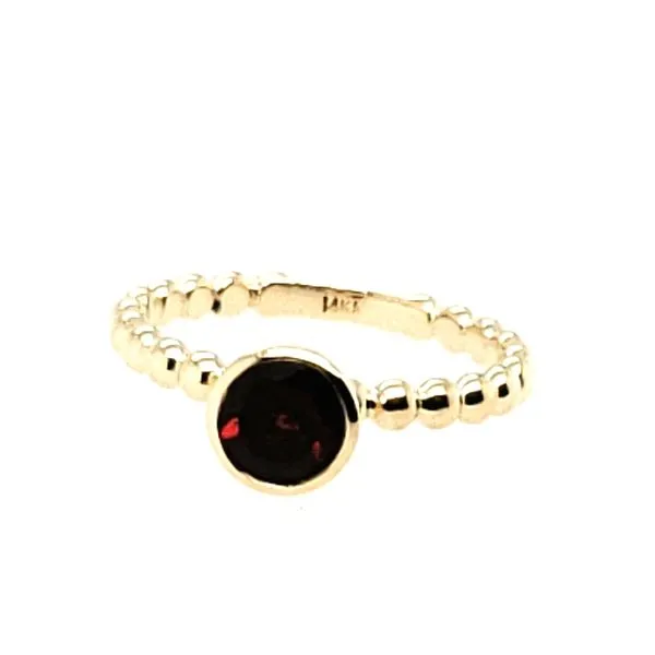 14 Karat Yellow Gold Garnet Ring Trinity Jewelers  Pittsburgh, PA