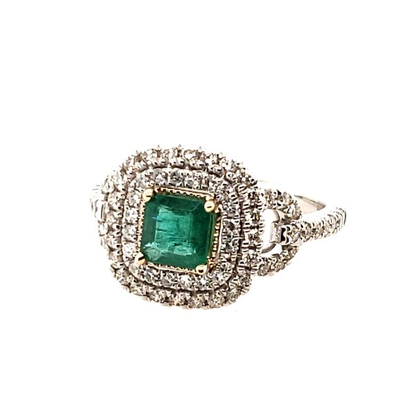Platinum Emerald & Diamond Ring Trinity Jewelers  Pittsburgh, PA