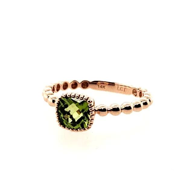 14 Karat Rose Gold Peridot Ring Trinity Jewelers  Pittsburgh, PA