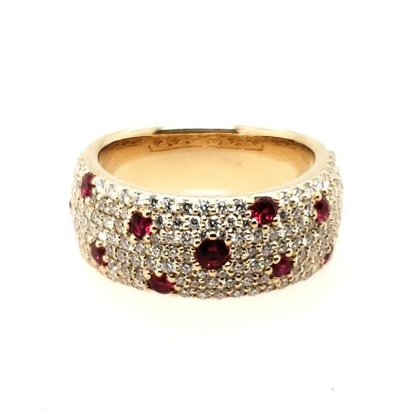 14 Karat Yellow Gold Ruby & Diamond Ring Trinity Jewelers  Pittsburgh, PA