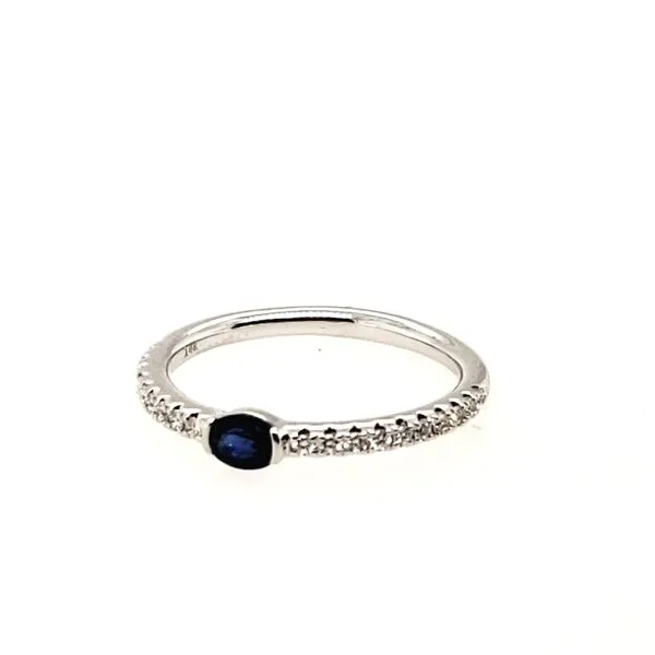 14 Karat White Gold Sapphire & Diamond Ring Trinity Jewelers  Pittsburgh, PA