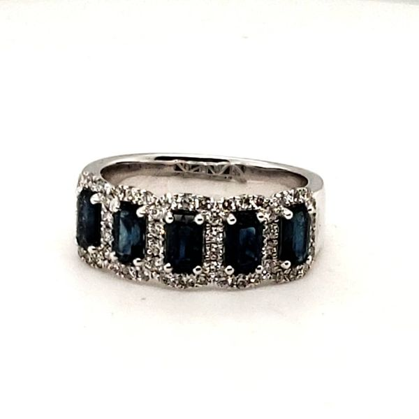 14 Karat White Gold Sapphire & Diamond Ring Trinity Jewelers  Pittsburgh, PA