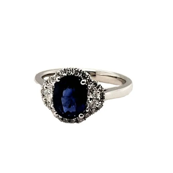 18 Karat White Gold Sapphire & Diamond Ring Trinity Jewelers  Pittsburgh, PA
