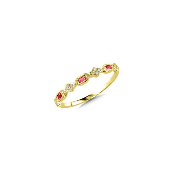 14 Karat Yellow Gold Ruby & Diamond Ring Trinity Jewelers  Pittsburgh, PA