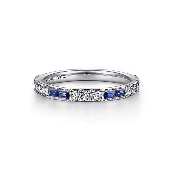 14 Karat White Gold Sapphire & Diamond Ring Trinity Jewelers  Pittsburgh, PA