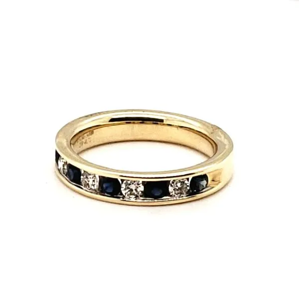 14 Karat Yellow Gold Sapphire & Diamond Ring Trinity Jewelers  Pittsburgh, PA