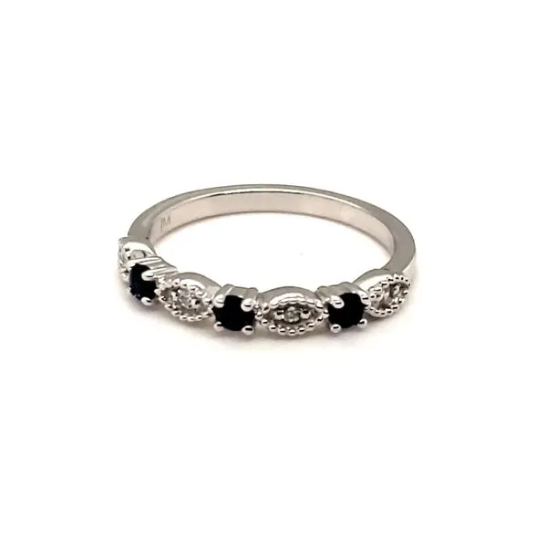 14 Karat White Gold Sapphire & Diamond Ring Trinity Jewelers  Pittsburgh, PA