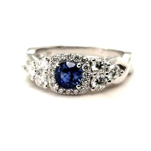 14 Karat White Gold Sapphire & Diamond Ring Trinity Jewelers  Pittsburgh, PA