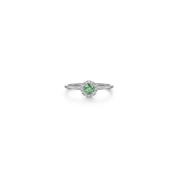 14 Karat White Gold Emerald & Diamond Ring Trinity Jewelers  Pittsburgh, PA