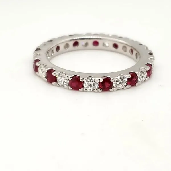 18 Karat White Gold Ruby & Diamond Ring Trinity Jewelers  Pittsburgh, PA