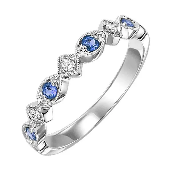 10 Karat White Gold Sapphire & Diamond Ring Trinity Jewelers  Pittsburgh, PA
