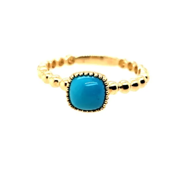 14 Karat Yellow Gold Turquoise Ring Trinity Jewelers  Pittsburgh, PA