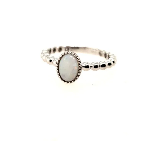 14 Karat White Gold Opal Fashion Ring Trinity Jewelers  Pittsburgh, PA