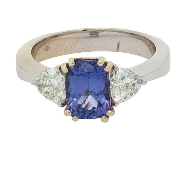 14 Karat White & Yellow Gold Tanzanite & Diamond Ring Trinity Jewelers  Pittsburgh, PA