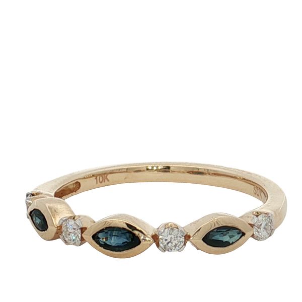 10 Karat Yellow Gold Sapphire & Diamond Ring Trinity Jewelers  Pittsburgh, PA