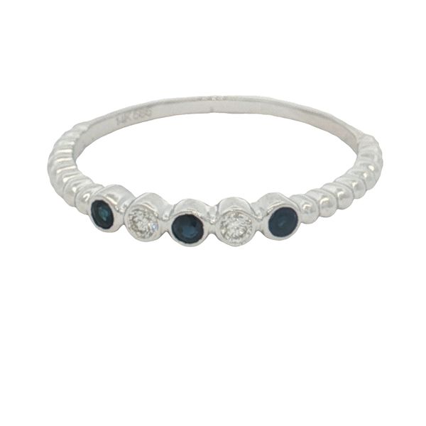 14 Karat White Gold Sapphire & Diamond Ring Trinity Jewelers  Pittsburgh, PA