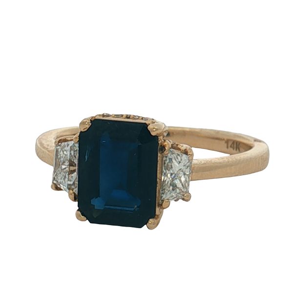 14 Karat Yellow Gold Sapphire & Diamond Ring Trinity Jewelers  Pittsburgh, PA