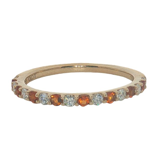10 Karat Yellow Gold Diamond & Citrine Stackable Ring Trinity Jewelers  Pittsburgh, PA
