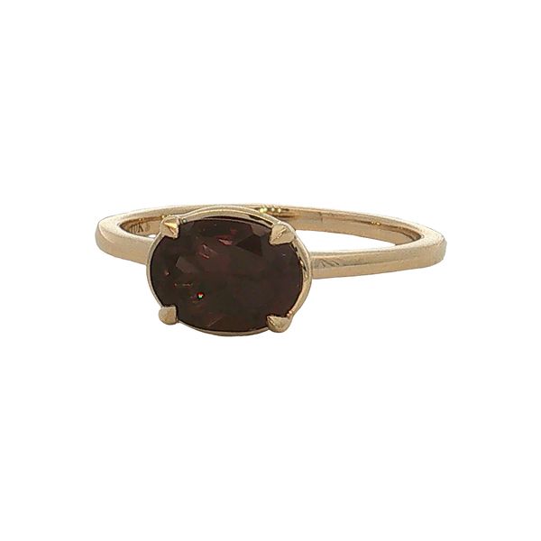 10 Karat Yellow Gold Lab Grown Alexandrite Ring Trinity Jewelers  Pittsburgh, PA