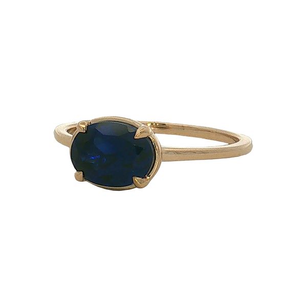 10 Karat Yellow Gold Blue Sapphire Ring Trinity Jewelers  Pittsburgh, PA