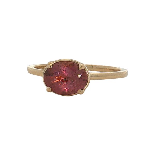 10 Karat Yellow Gold Pink Tourmaline Ring Trinity Jewelers  Pittsburgh, PA