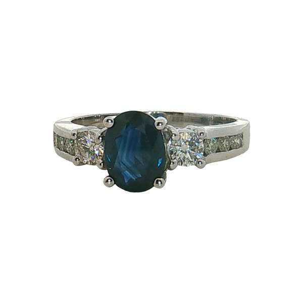 14 Karat White Gold Sapphire & Diamond Ring Trinity Jewelers  Pittsburgh, PA
