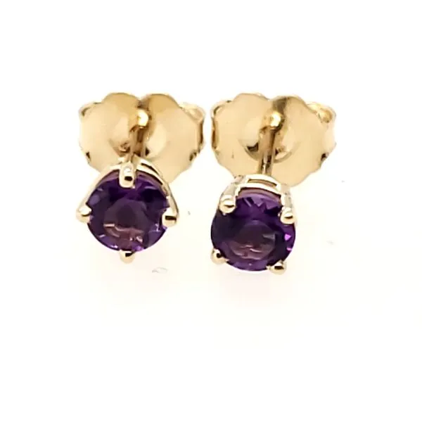 14 Karat Yellow Gold Amethyst Earring Trinity Jewelers  Pittsburgh, PA