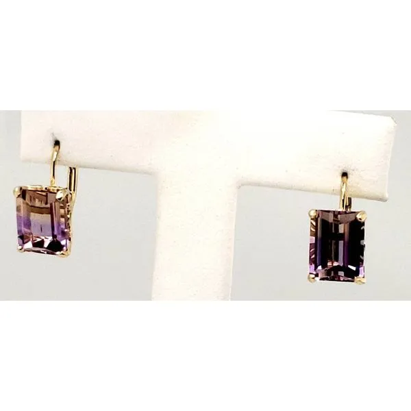 14 Karat Yellow Gold Ametrine Earrings Trinity Jewelers  Pittsburgh, PA