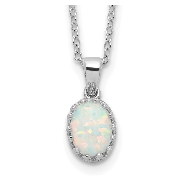 Sterling Silver Opal Pendant Trinity Jewelers  Pittsburgh, PA