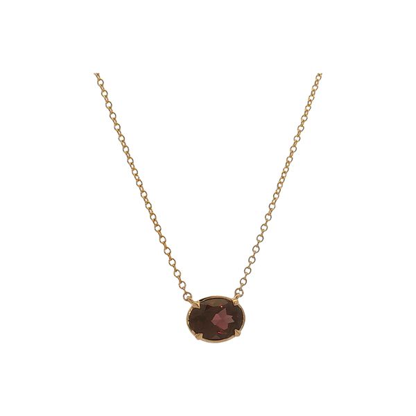 10 Karat Yellow Gold Lab Grown Alexandrite Necklace Trinity Jewelers  Pittsburgh, PA