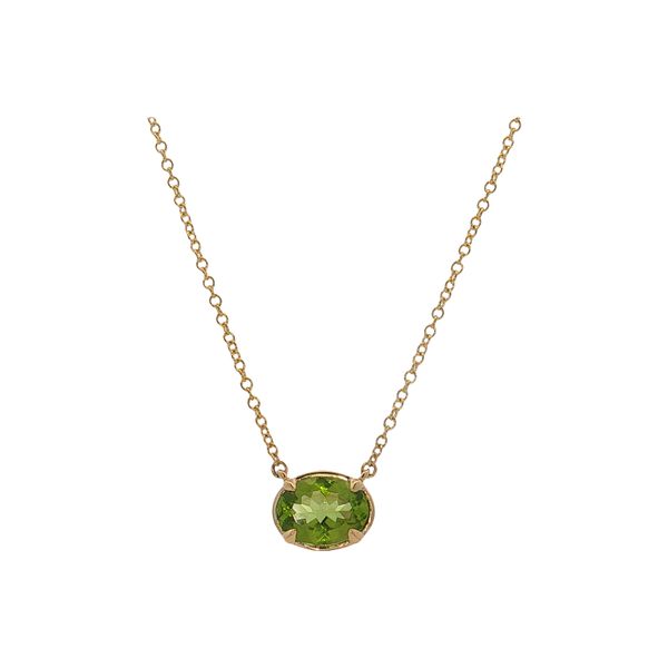 10 Karat Yellow Gold Peridot Necklace Trinity Jewelers  Pittsburgh, PA