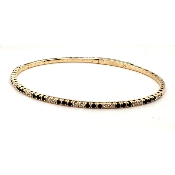 14 Karat Yellow Gold Sapphire & Diamond Bracelet Trinity Jewelers  Pittsburgh, PA