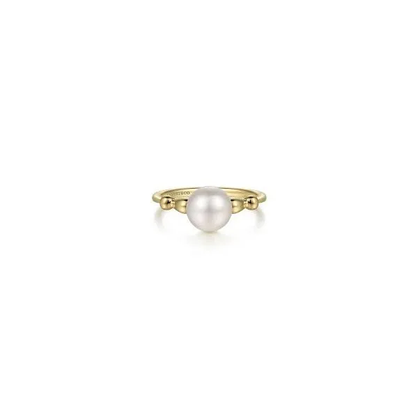 14 Karat Yellow Gold Pearl Ring Trinity Jewelers  Pittsburgh, PA