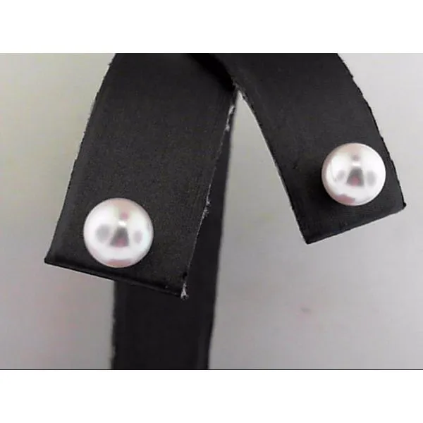14 Karat Yellow Gold 6mm Akoya Pearl Stud Earrings Trinity Jewelers  Pittsburgh, PA