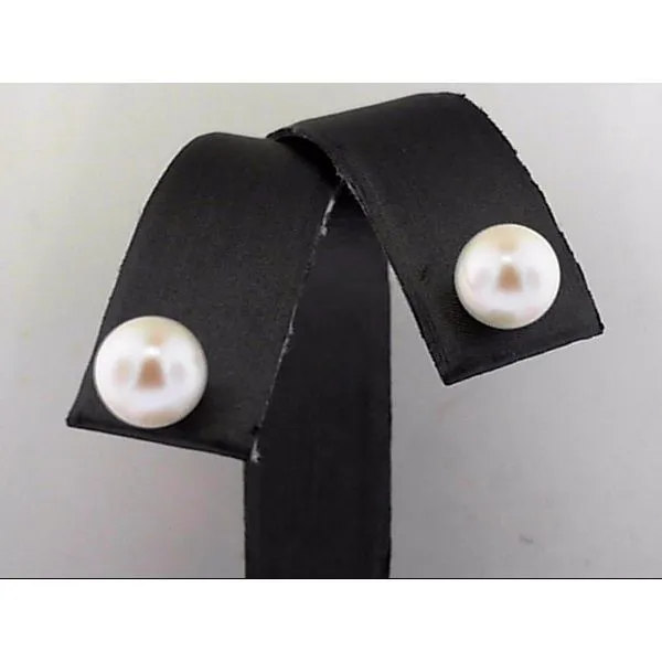 14 Karat Yellow Gold 7-7.5MM Freshwater Pearl Earring Trinity Jewelers  Pittsburgh, PA