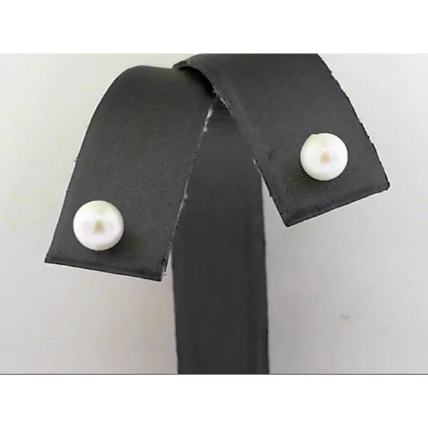 14 Karat Yellow Gold 5MM Freshwater Pearl Earring Trinity Jewelers  Pittsburgh, PA