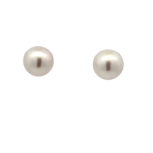 14 Karat White Gold Pearl Earrings Trinity Jewelers  Pittsburgh, PA