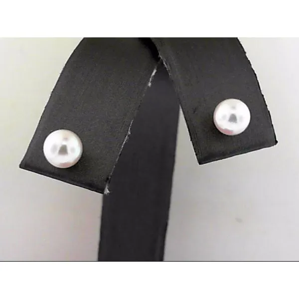 14 Karat Yellow Gold 5mm Akoya Pearl Earrings Trinity Jewelers  Pittsburgh, PA