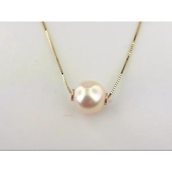 14 Karat Yellow Gold 7-7.5mm Akoya Pearl Necklace Trinity Jewelers  Pittsburgh, PA