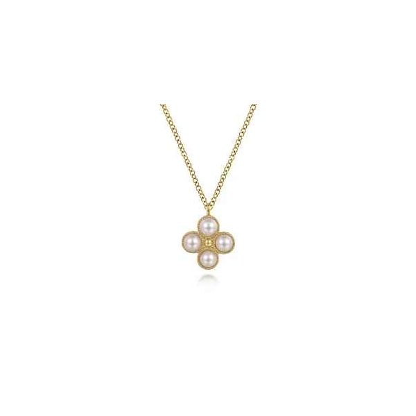14 Karat Yellow Gold Pearl Pendant Trinity Jewelers  Pittsburgh, PA