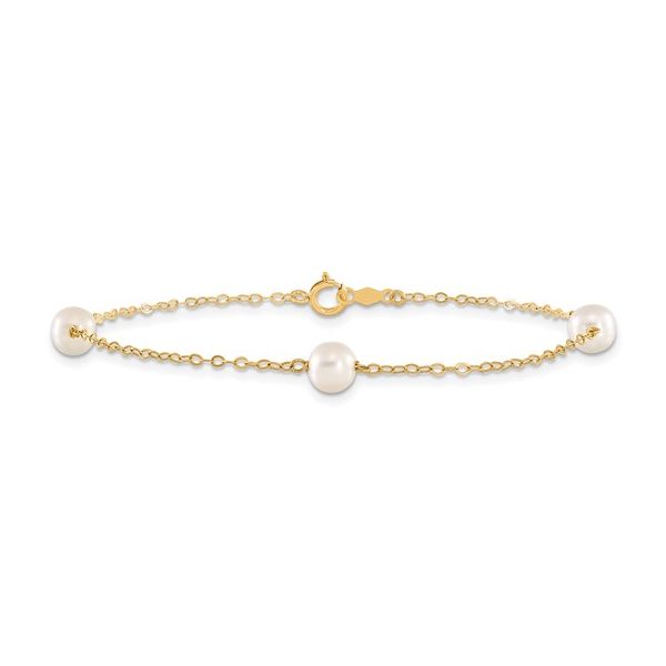 14 Karat Yellow Gold Pearl Bracelet Trinity Jewelers  Pittsburgh, PA