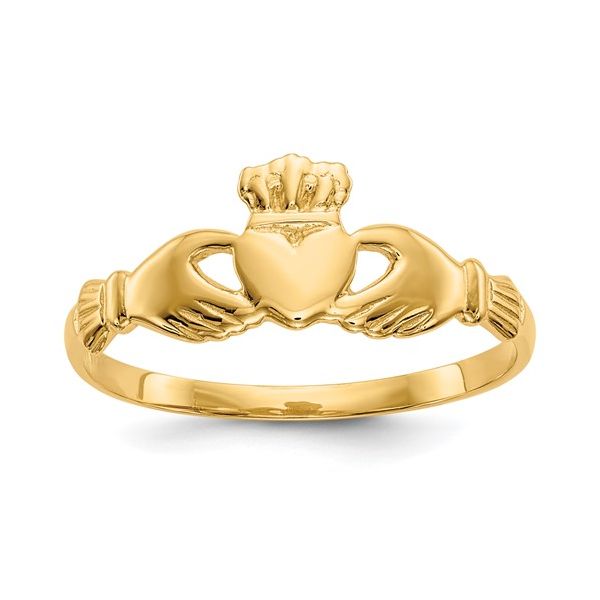 14 Karat Yellow Gold Claddagh Ring Trinity Jewelers  Pittsburgh, PA