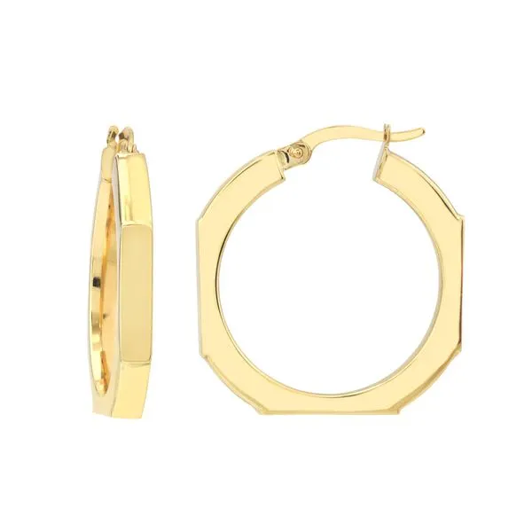 10 Karat Yellow Gold Hoop Earrings Trinity Jewelers  Pittsburgh, PA